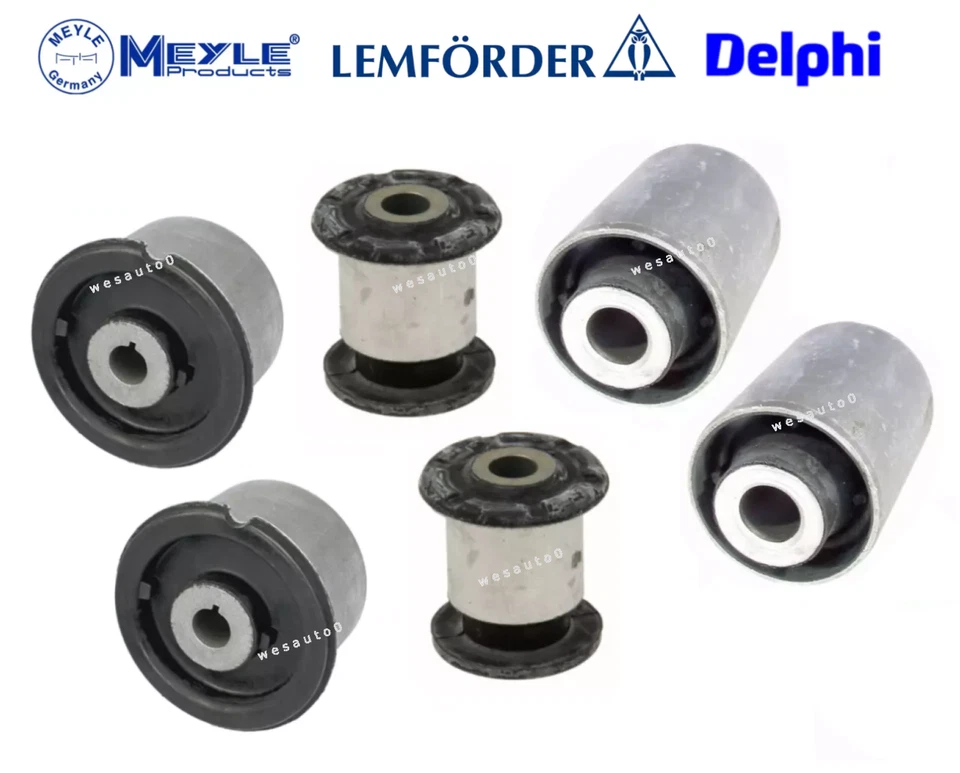 For Cayenne Front Lower Control Arm Bushing 6pcs (Frt Rear /Frt Outer /Rr Outer) - Image 2 of 2