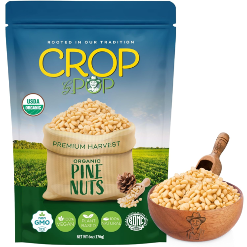 - Organic Raw Pine Nuts Pignolias, Unsalted, Shelled, (6Oz - 1 Pack) USDA Organi