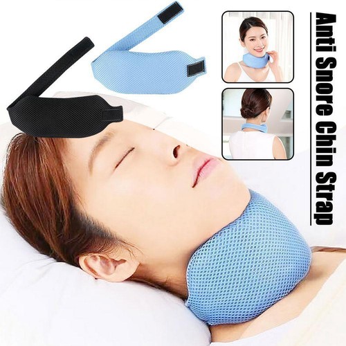 Anti Snore Chin Strap For Men Women Adjustable Stop Snoring Sleep Neck Brace - Picture 11 of 14