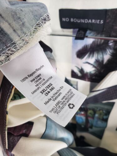 No Boundaries Mens 3XL Photo Reel Print Shirt Urban City Collection Photograph - Picture 6 of 8