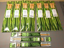 Bamboo Needles Knitting Craft Large Mixed Lot small large all unused ND