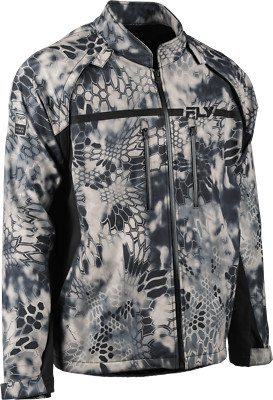 FLY RACING PATROL KRYPTEK JACKET GREY/BLACK LG 378-688L | eBay