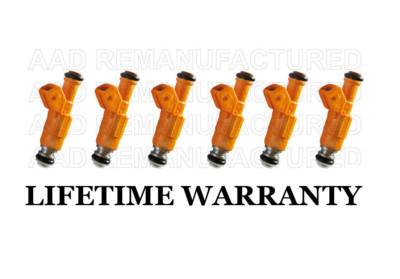 #ad #ad Bosch Upgrade Set Of 6 Fuel Injectors for Jeep 4.0L 4 Nozzle $155.00