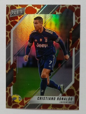 2022 Panini National Gold VIP #60 Cristiano Ronaldo Portugal Giraffe Prizm SSP