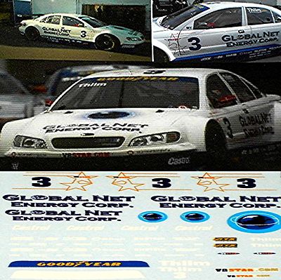 Opel Omega V8 Star Global Net 2001 #3 K. Thiim 1:43 Decal Decal