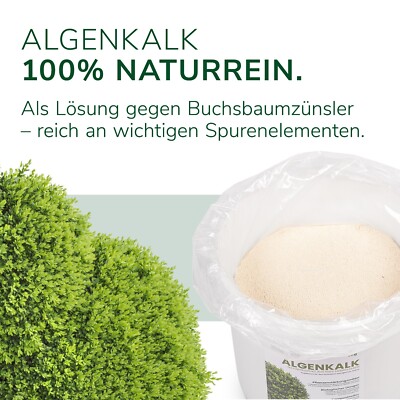Natursache Algenkalk Natur-Dnger Buchsbaum & andere Pflanzen gegen  Schdlinge | eBay.de