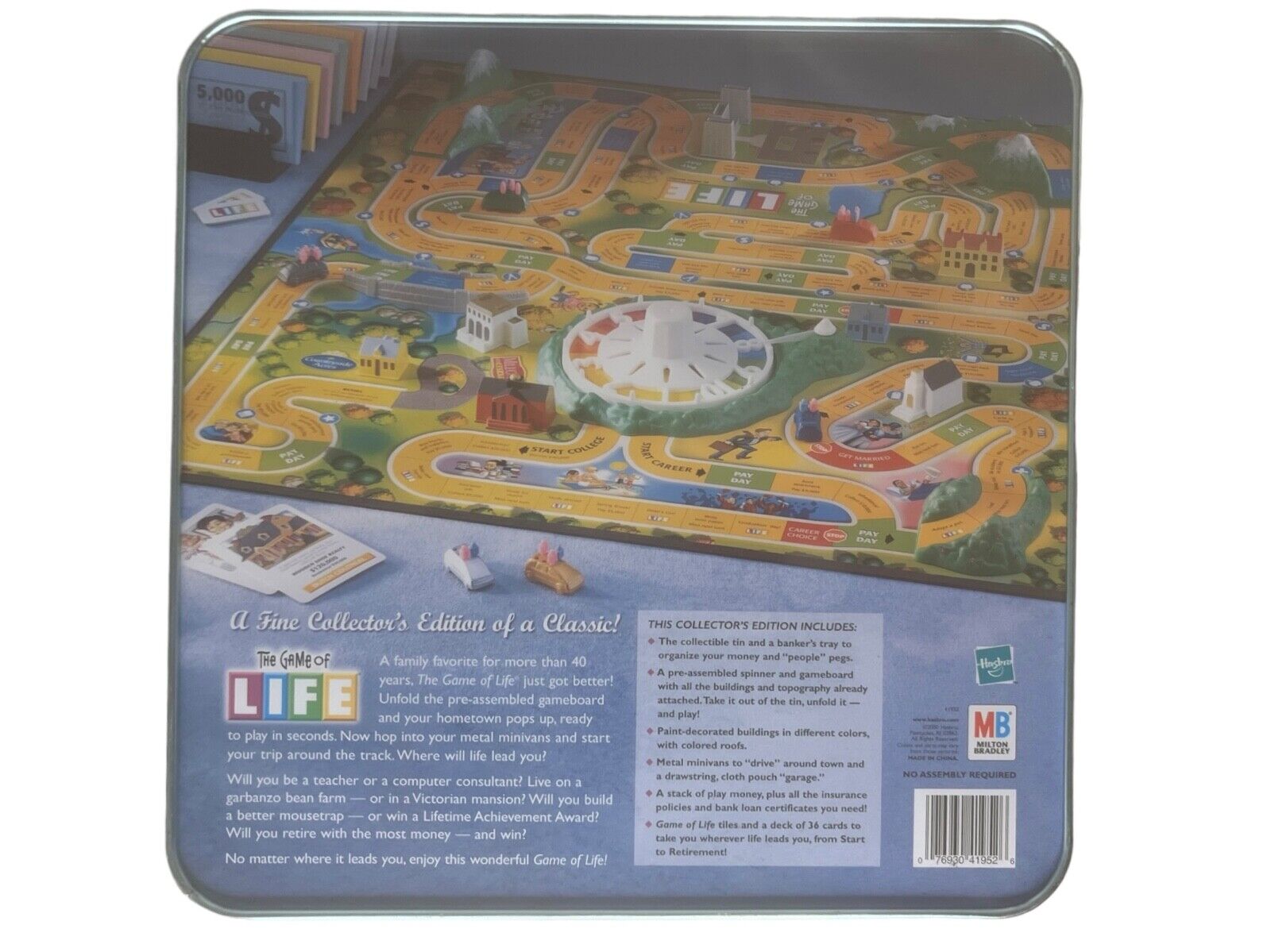 2000 The Game of Life Board Game Instructions Replacement directions