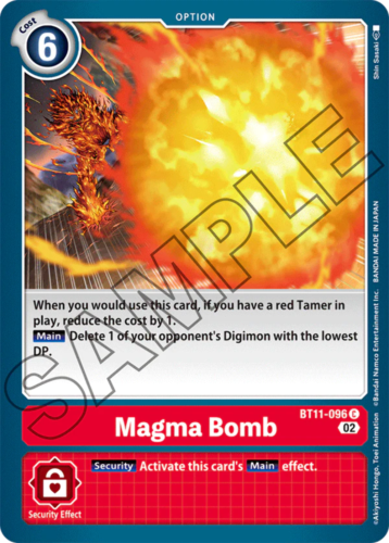 Digimon Card Dimensional Phase Magma Bomb BT11-096 C - Picture 1 of 1