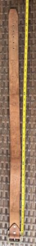 Unisex Brown Vintage Hair On Leather Studded Belt Size Med Unbranded 8/9 Oz 34 - Picture 12 of 13