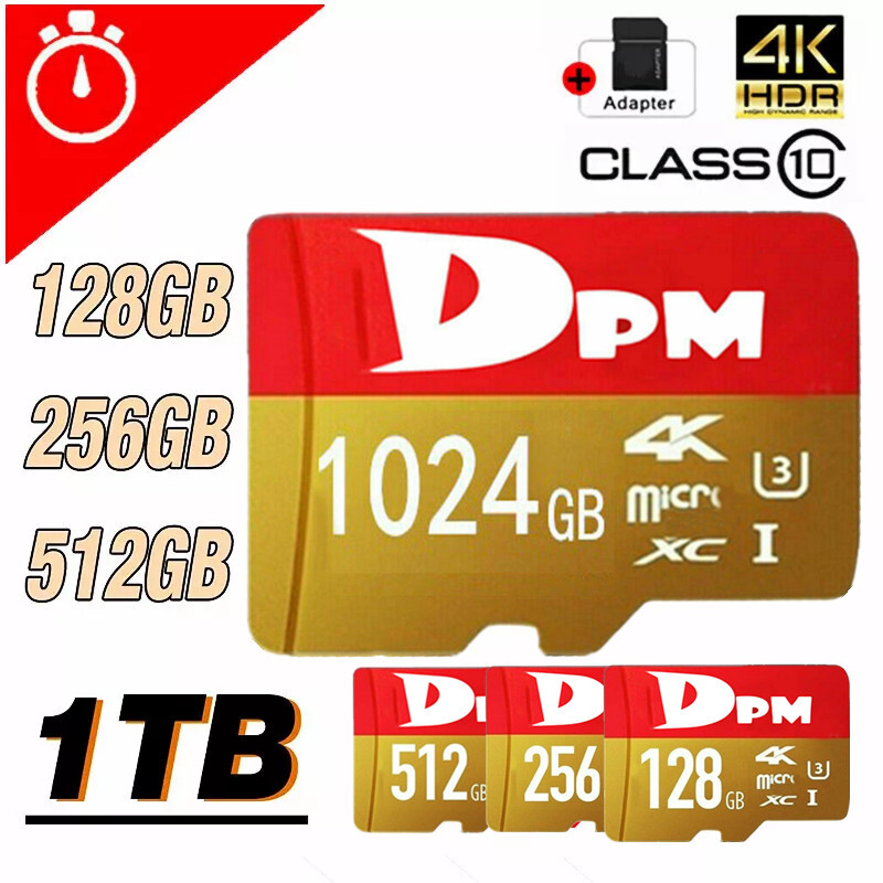 Micro SD Card 128GB Memory Card for Camera/Drone/Dash Cam/GOPRO/Tablet/PC/Phone-image