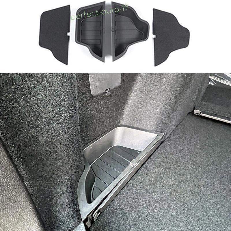 For Honda CRV CR-V 23-2025 Matte Black Rear Door Trunk Lid Storage Box Tray 4Pcs