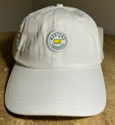 2022 Masters Tournament Augusta, Ga Circle Patch Cotton Hat White - Strapback