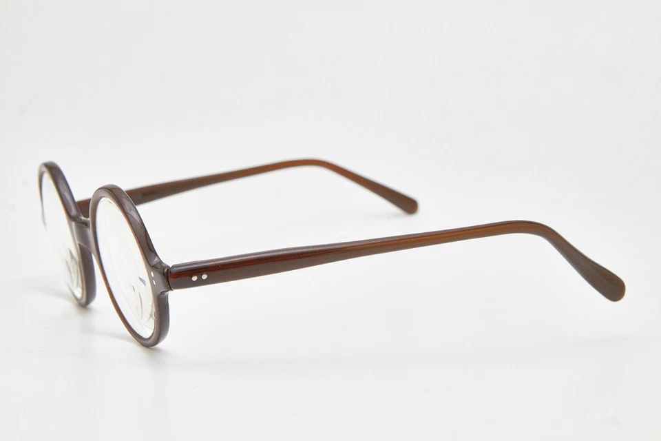 1950s vintage round eyeglasses LOZZA brown Frame retro hipster Eyeglasses round - Image 4 of 4