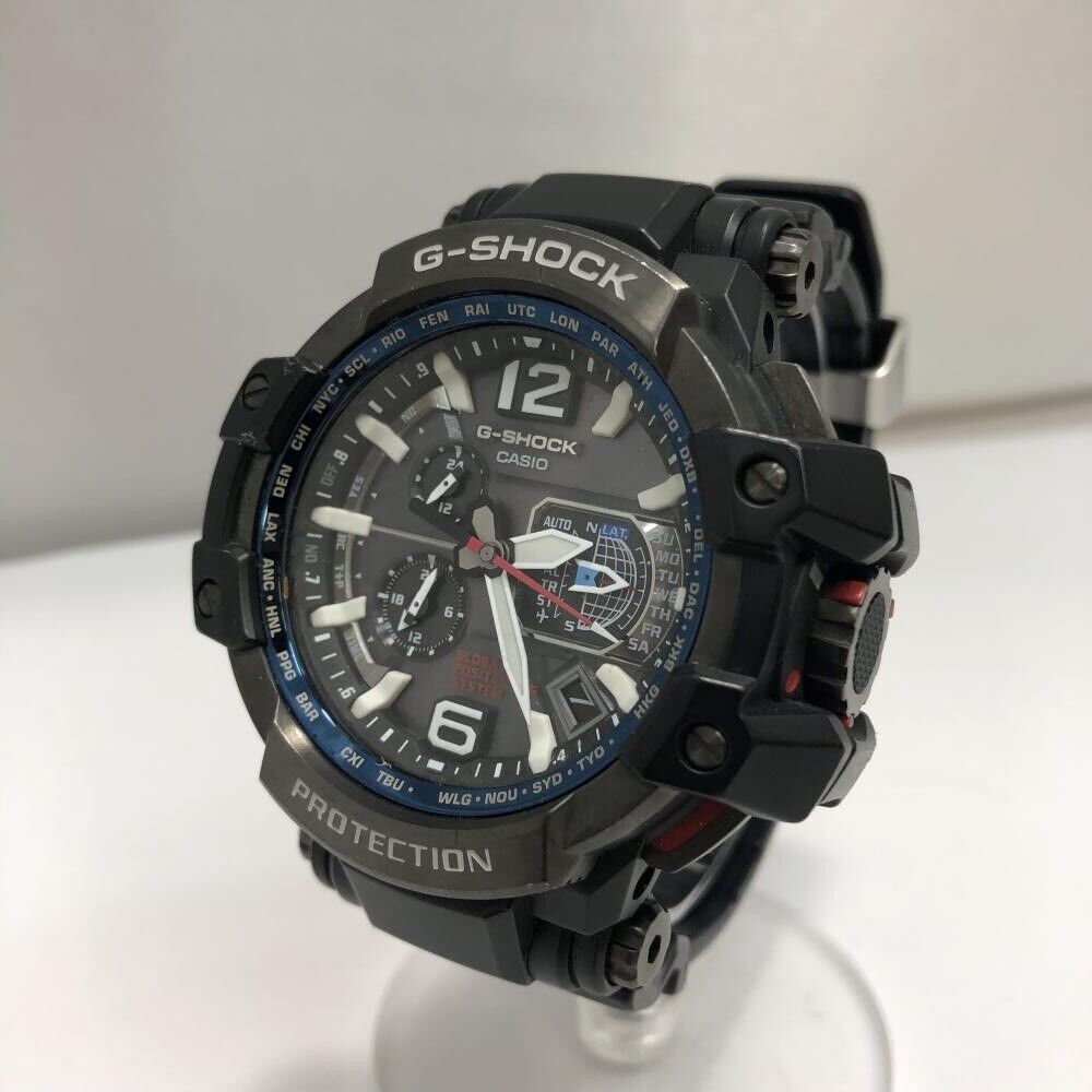 Casio G-Shock GPW-1000-1AJF GPS Hybrid Radio Wave Solar Sky Cockpit Near  Mint