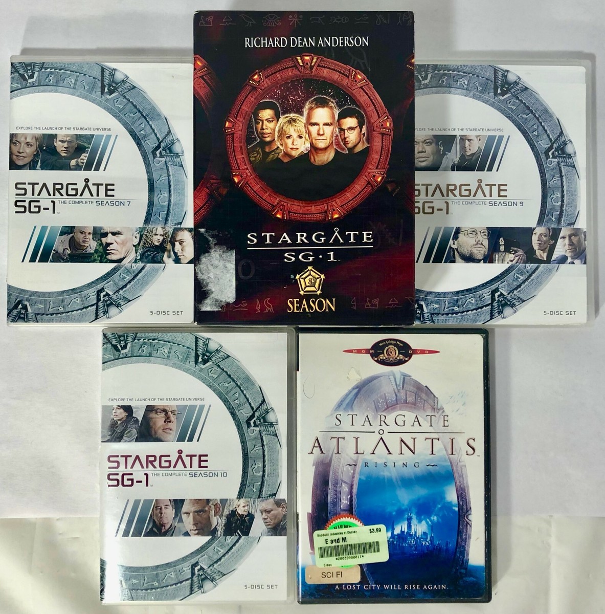 STARGATE SG-1 The Complete Series 1-10 Set & Atlantis Rising