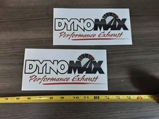 Lot Of 2 Dynomax Muffler Exhaust Racing Decals Stickers Nhra Nascar Stock Rod