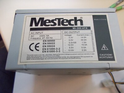 Netzteil MesTech ,ATX, Pro 300 W, Model: MI-300 ATX,  #X- 19-2