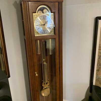USAオーク・ミラー　1983 Howard Miller Ashley Grandfather Clock Floor Clocks 610-519 (EXC