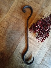 S Haken 24 cm  Verlängerung Blumenampel Laterne Deckenhaken  Eisen Antiklook