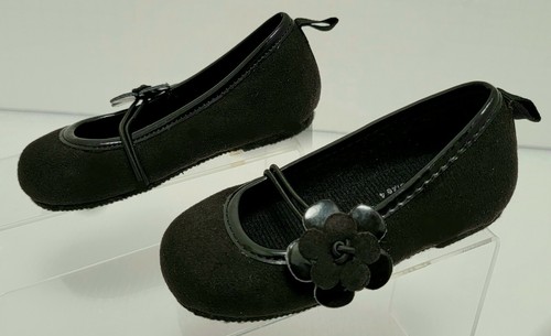 Okie Dokie Faux Suede Flat Dress Shoe Slip On Girls Infant/Toddler Size 4 - Picture 4 of 7