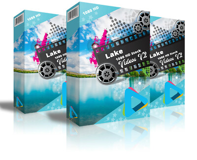 HD (1080) Royalty Free Stock Footage Videos ''Lake '' on DvD-Rom