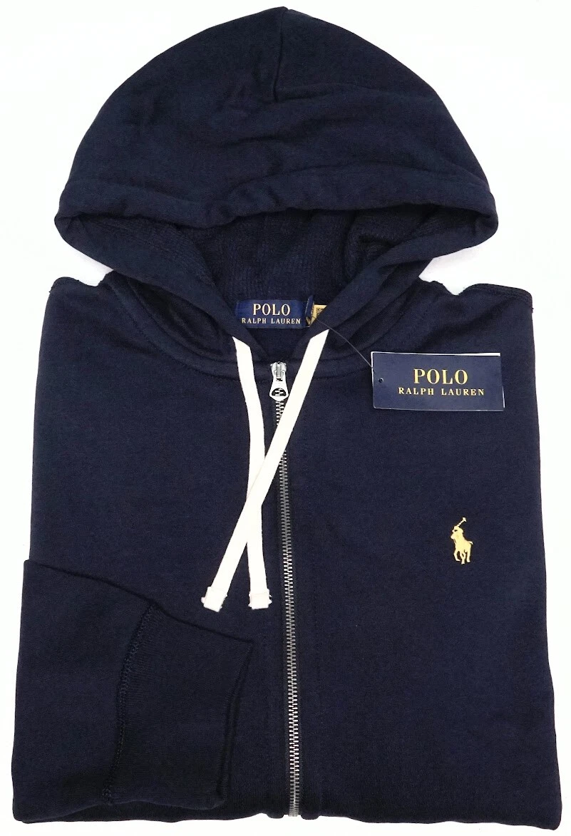 Polo Ralph Lauren Men's Full-Zip Fleece Hoodie - Cruise Navy - 2XL