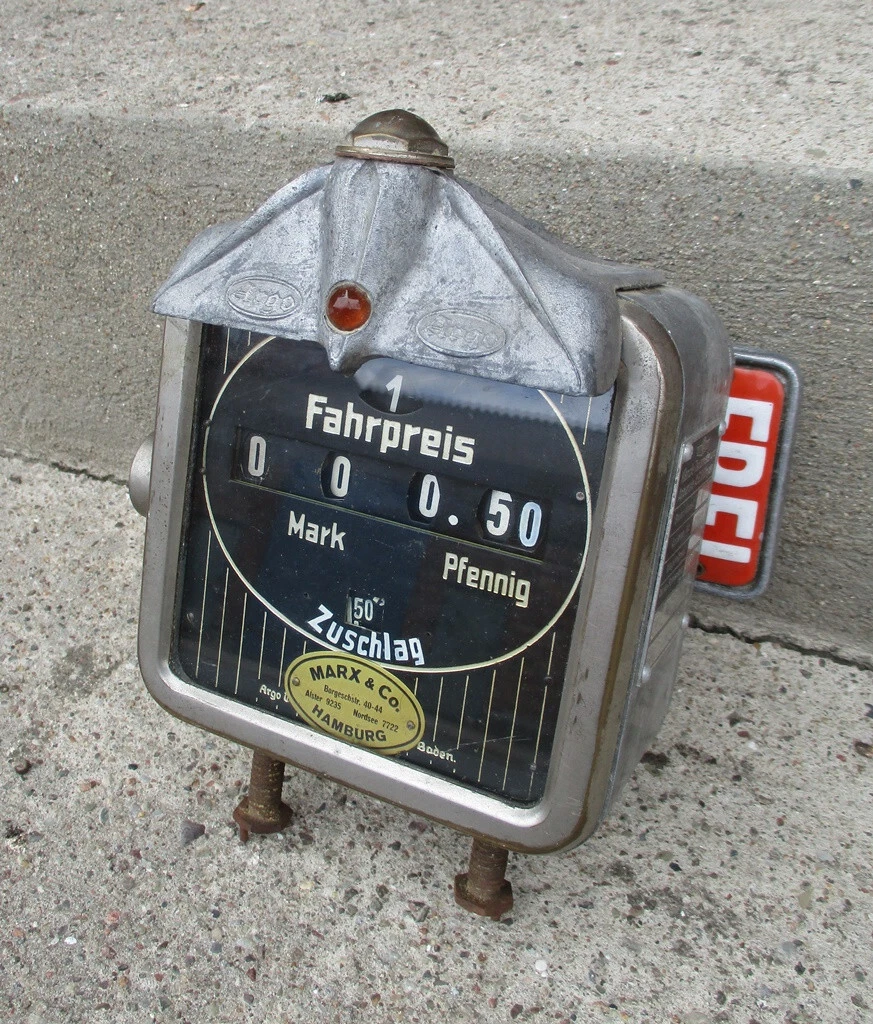 Taxameter Oldtimer Kienzle Argo Antik Taxiuhr Uhr eBay