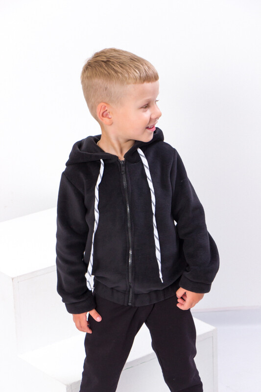 Hoodie (kids unisex), Winter,  Nosi svoe 6071-027 (chornyj)