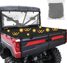 UTV Cargo Bed Cover Canvas Cover For Polaris Ranger XP 1000/570/Crew 2017-2023