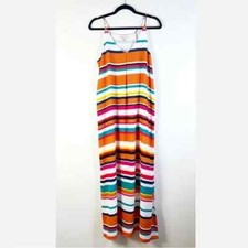 LILA ROSE Women's Maxi Dress Striped Size 8 Sleeveless