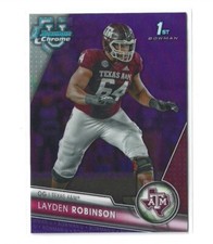 2023 Bowman University Layden Robinson Purple 1st Bowman Chrome Refractor /399