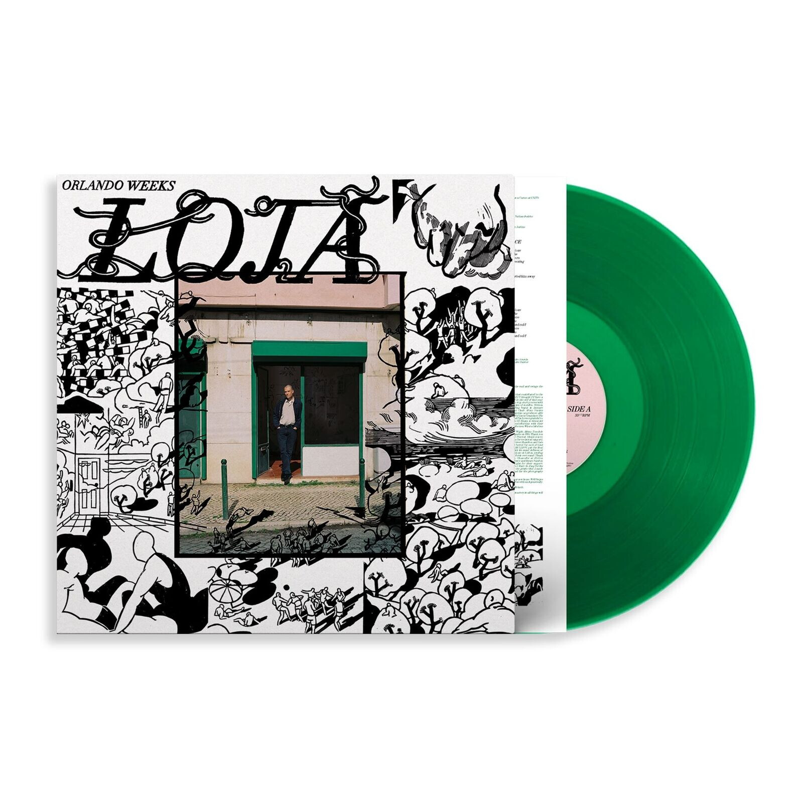 ORLANDO WEEKS - LOJA TRANSPARENT GREEN VINYL LP (NEW)