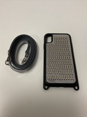 Zero Gravity Phone Case w/Strap for iPhone X/XS - Braided Metal