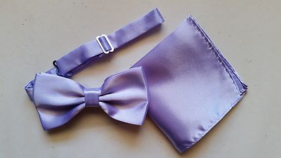 TASCHENTUCH + SCHMETTERLING SCHMETTERLING POCHETTE SATIN KRAWATTE LILA GLYCINEN TASCHE