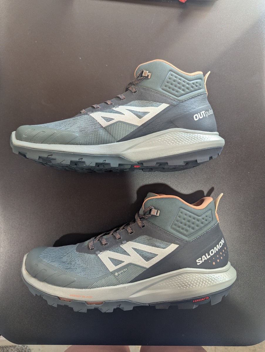 Salomon OUTpulse Mid GTX Hiking Boots Men’s Size 11 Gore-Tex  WaterproofTrail New
