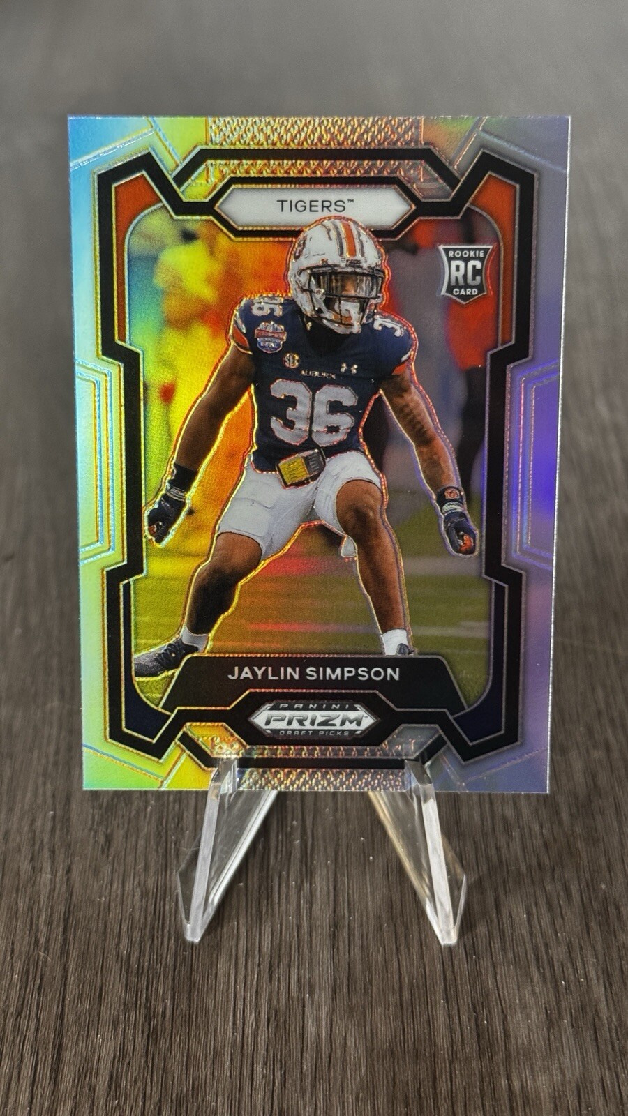 2024 Panini Prizm Draft Picks - Silver Prizm #175 Jaylin Simpson (RC)