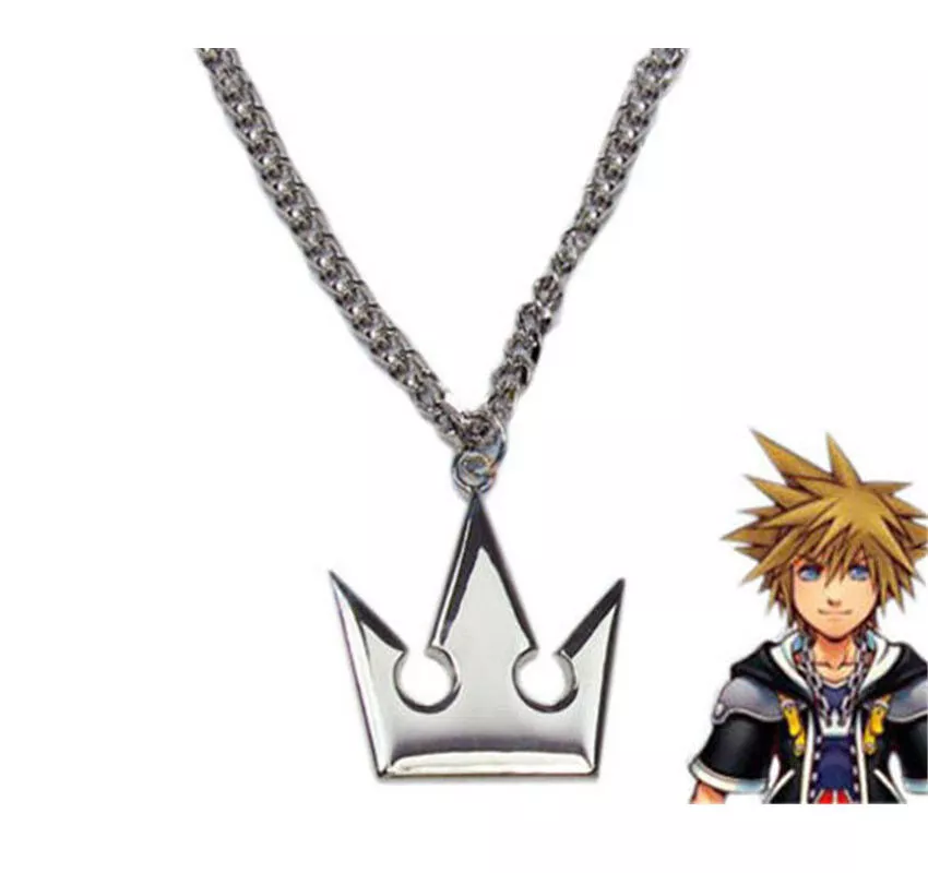 Kingdom Hearts Sora's Crown & Roxas's Cross Necklaces [Free Shipping] –  TrendsinCosplay