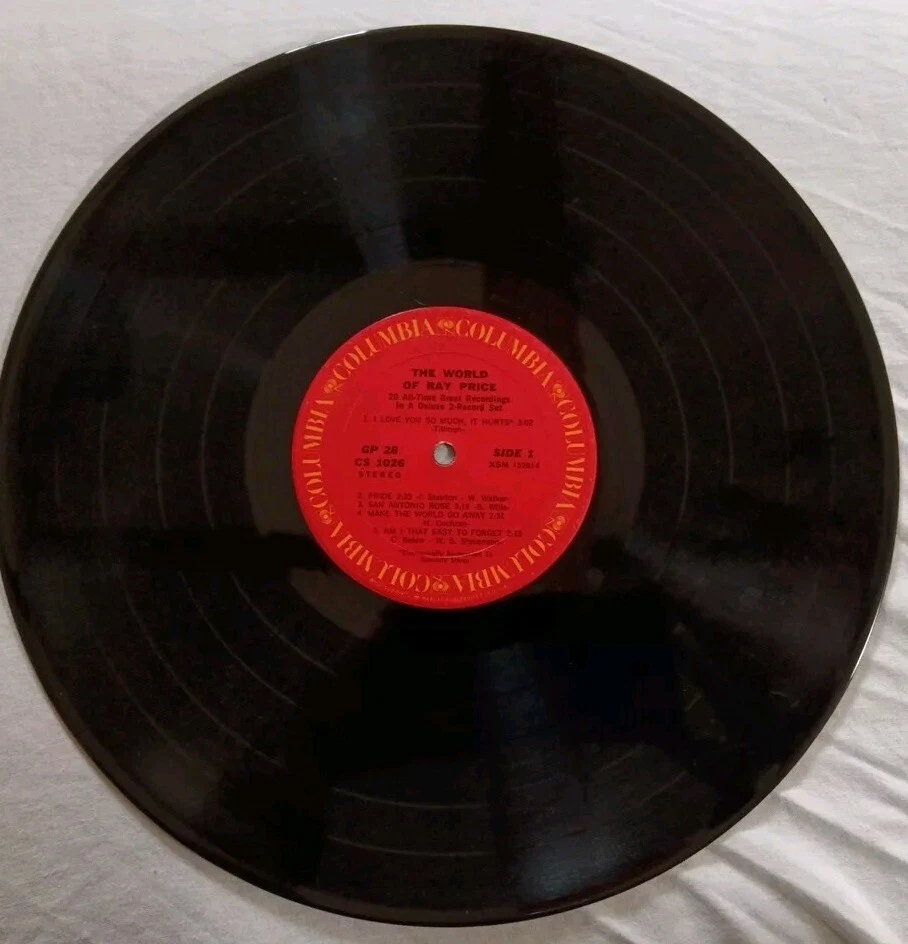 Ray Price-The World Of Ray Price Vinyl LP Double Album.1970 Columbia GP 28. - Image 4 of 4