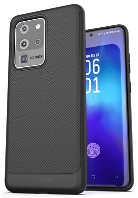 For Samsung Galaxy S20 Ultra Case Slim Thin Grip Phone Cover 6.9 - Black