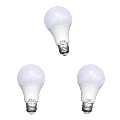 3 X Dämmerung Bis Morgengrauen Glühbirne, 5W Smart Sensor LED Glühbirne, E27