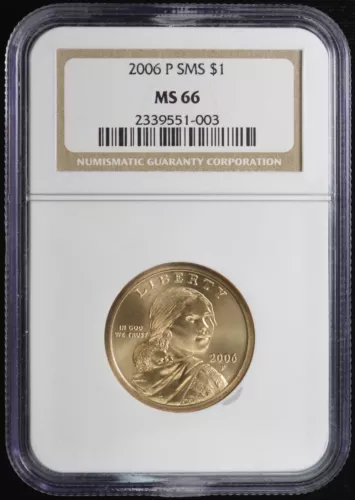 2006-P NGC SMS MS 66 U.S / United States Sacagawea Dollar