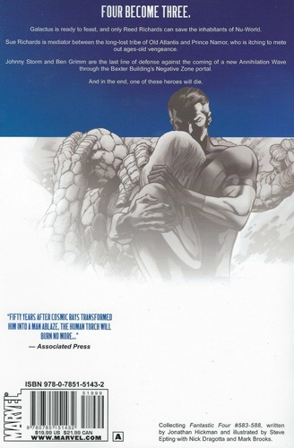 Fantastic Four TPB 4 By Jonathan Hickman Galactus Namor 25% Off - Picture 2 of 2