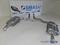 Imasaf Auspuff Endtopfset für Audi A4 + Avant + Cabrio 2.5 TDI (B6/B7) 2004-2006