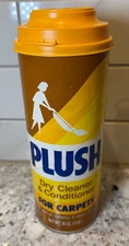 Vintage Plush Carpet Dry Cleaner Conditioner Canister 1980s Movie Prop Air Wick
