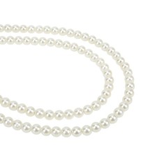 2Pcs Imitation Pearl Chains Purse Handle Strap Handbag Decoration Replacement