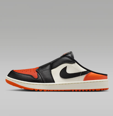 Nike Air Jordan Mule Golf Shoes Starfish Sail Black FJ1214-800 | eBay