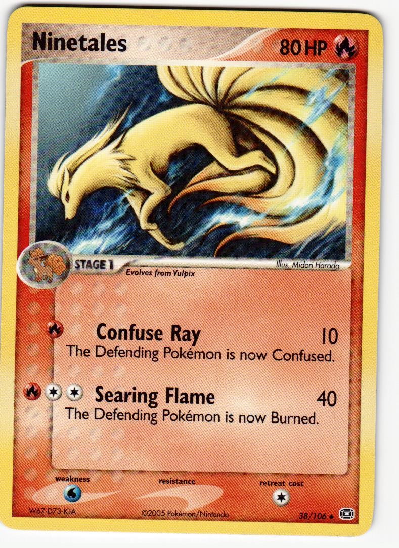 Ninetales 38/106 Emerald Pokemon NM