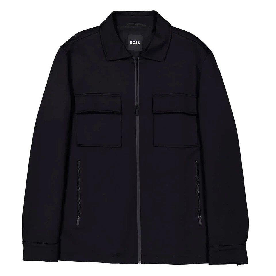 Hugo Boss Long Sleeve Zip-Up Overshirt - Image 4 of 4