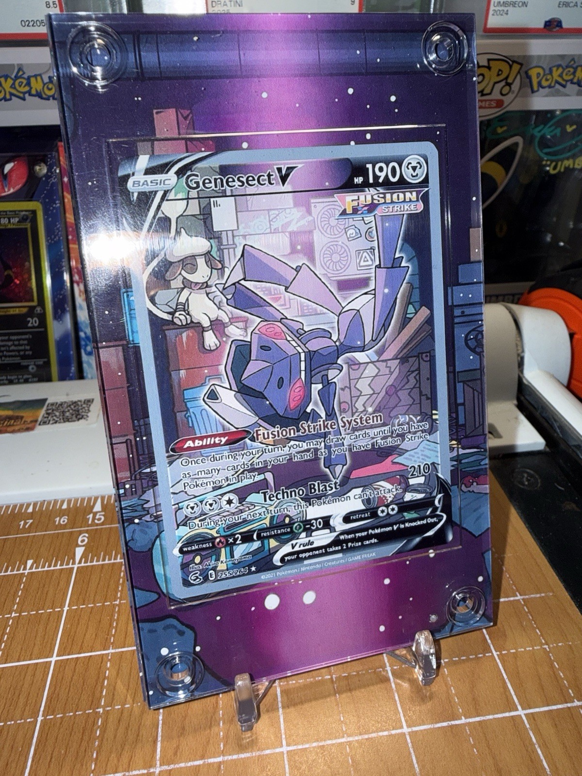 Genesect V Alt Full Art 255/264 Swsh08: Fusion Strike Extended Art Case