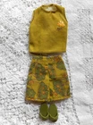 Vintage 2002 Mattel Ken Beach Fashion Clothes Outfit Shorts Green Sandals 68040